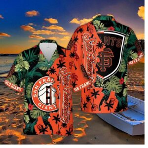 San Francisco Giants Palm Paradise Hawaiian Shirt