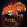 San Francisco Giants Sunset Palm Hawaiian Shirt