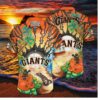 San Francisco Giants Sunset Wave Hawaiian Shirt