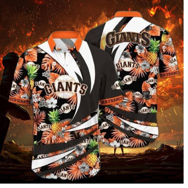 San Francisco Giants Tropical Wave Hawaiian Shirt