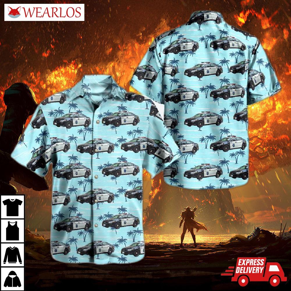 San Francisco Police Department Ford Taurus Hawaiian Shirt