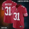 San Francisco Raheem Mostert #31 2025 Nfl Red Jersey