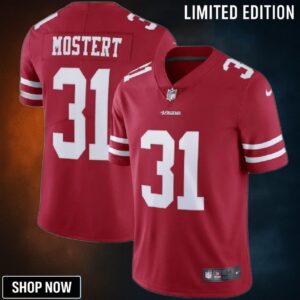 San Francisco Raheem Mostert #31 2025 Nfl Red Jersey