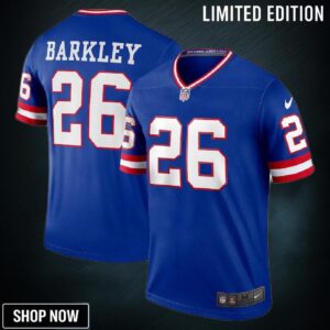 Saquon Barkley 26 New York Giants Classic Player Legend Jersey - Royal