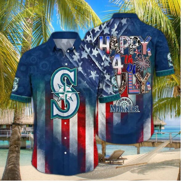 Seattle Mariners 4th Of July Hawaiian Shirt