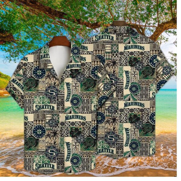 Seattle Mariners Aloha Waves Hawaiian Shirt