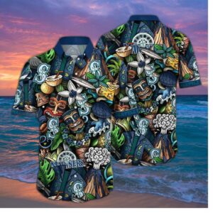 Seattle Mariners Island Paradise Hawaiian Shirt