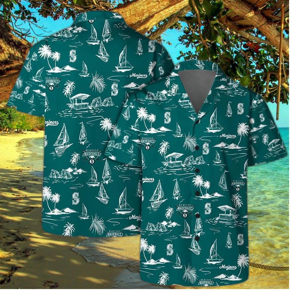 Seattle Mariners Island Vibes Hawaiian Shirt