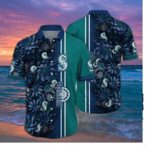 Seattle Mariners Pacific Breeze Hawaiian Shirt