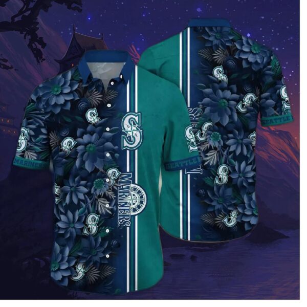 Seattle Mariners Pacific Paradise Hawaiian Shirt