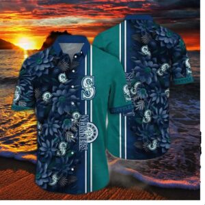Seattle Mariners Palm Breeze Hawaiian Shirt