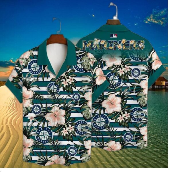 Seattle Mariners Palm Paradise Hawaiian Shirt