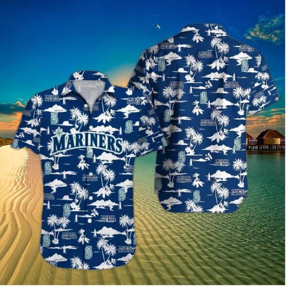 Seattle Mariners Surfside Vibes Hawaiian Shirt