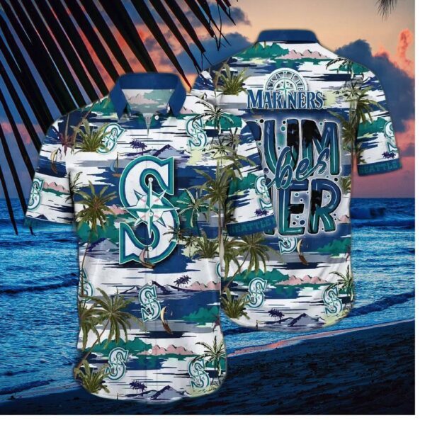 Seattle Mariners Tropic Tide Hawaiian Shirt