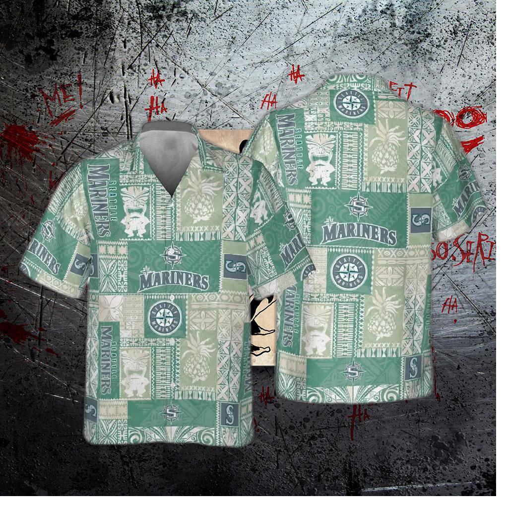 Seattle Mariners Tropical Escape Hawaiian Shirt