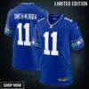 Seattle Seahawks #11 Jaxon Smith Njigba Throwback Player Game Jersey - Royal