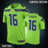 Seattle Seahawks #16 Tyler Lockett Nike Color Rush Green Jersey