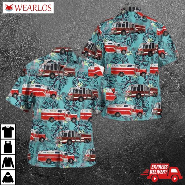Seventh District Volunteer Fire Department Bushwood, Maryland Hawaiian Shirt