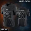 Shaq Mason 69 Tampa Bay Buccaneers Black Reflective Limited Jersey - Men