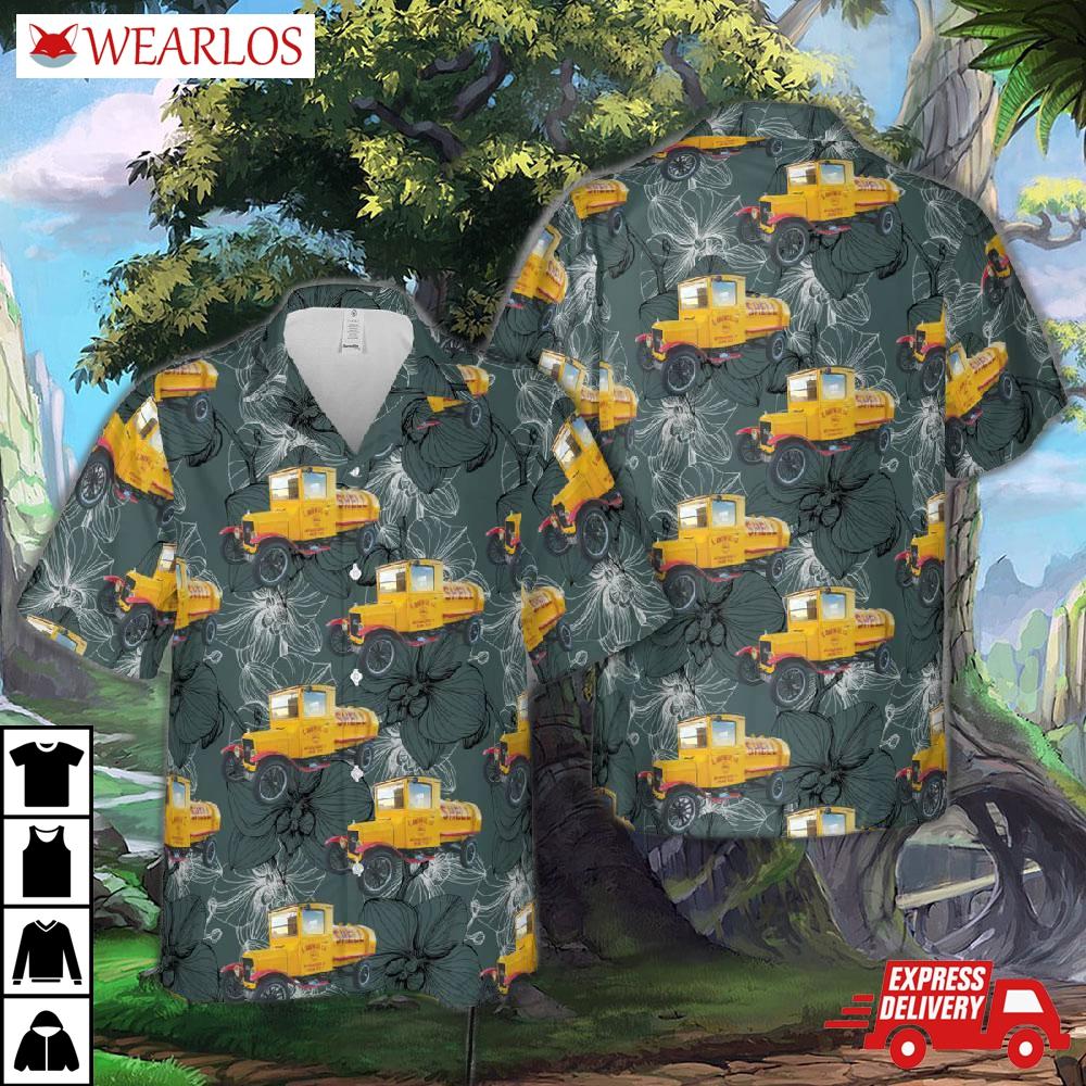 Shell Tank Truck From 1926 Hawaiian Shirt