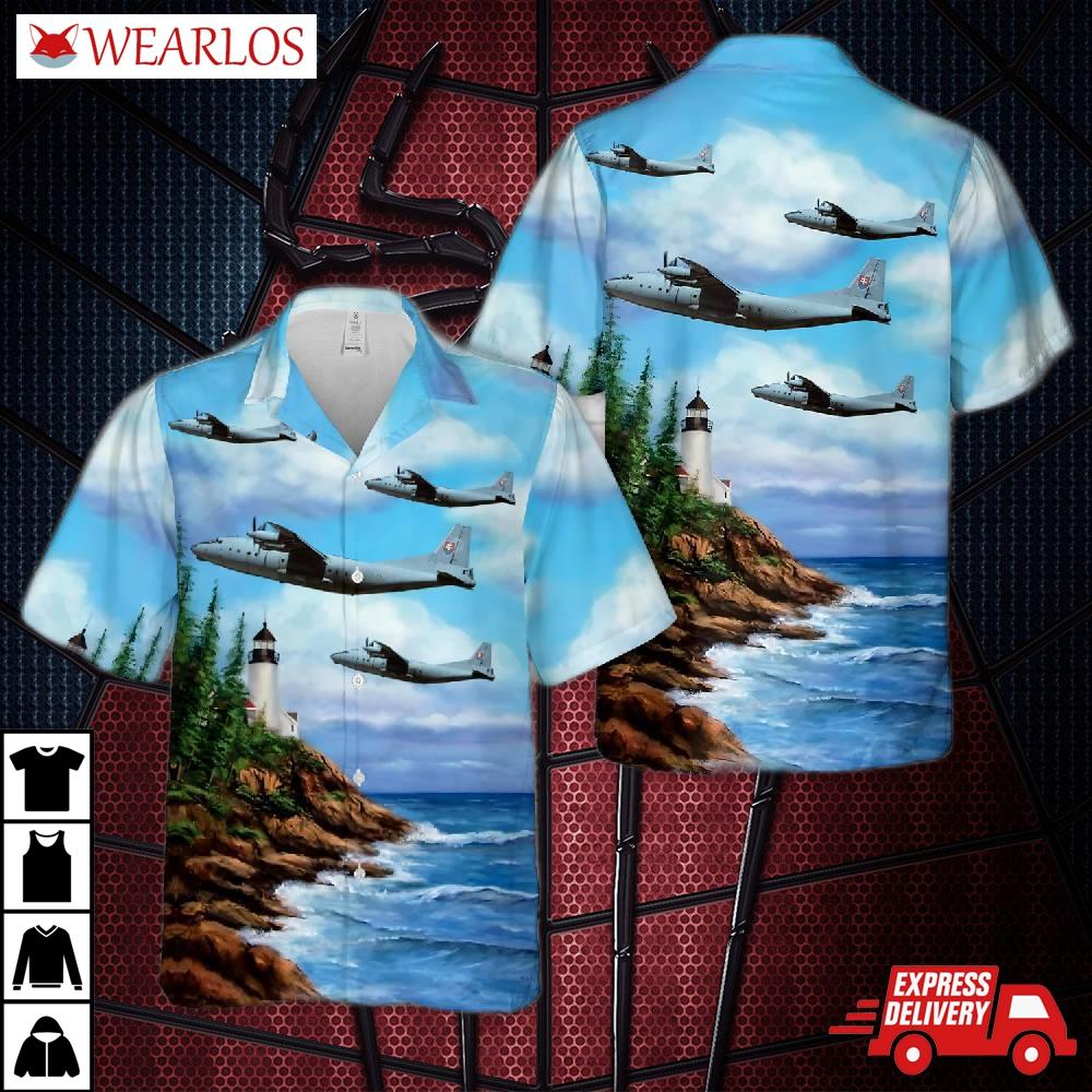 Slovak Air Force Antonov An-12bp Hawaiian Shirt