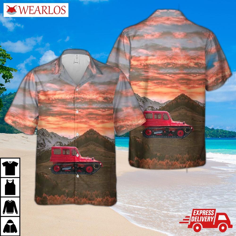 Snowcat 1972 Snow Trac St4 Hawaiian Shirt