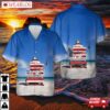 South Beach Jetty Lifeguard Tower Hawaiian Shirt