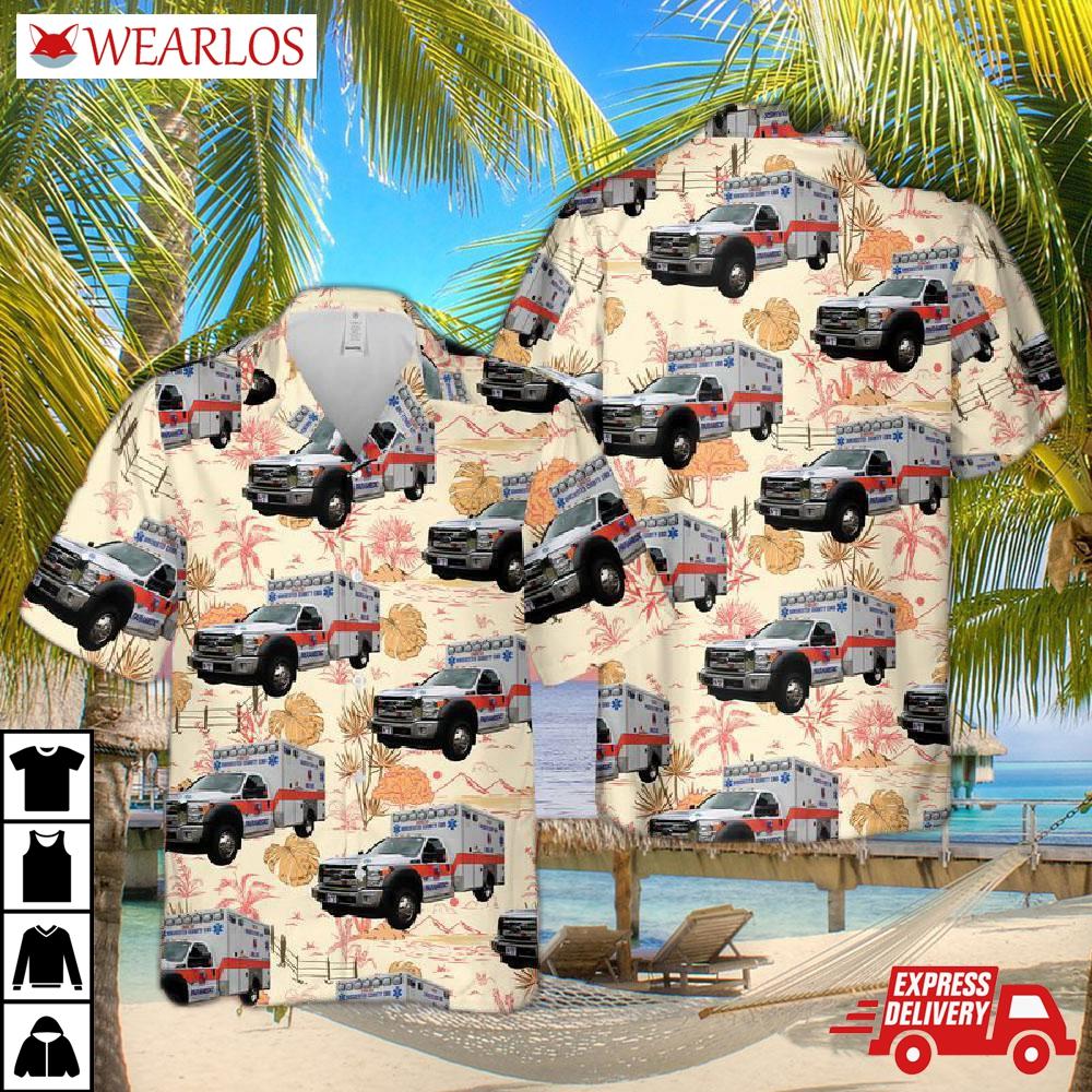South Carolina Dorchester County Ems Hawaiian Shirt