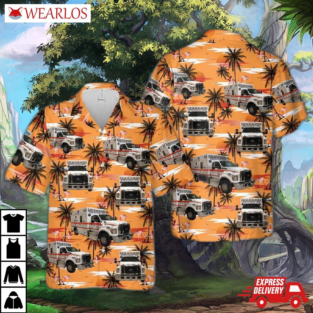 South Carolina Sumter County Ems Hawaiian Shirt