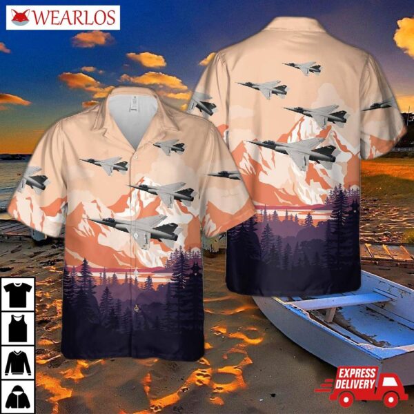 Spanish Air Force Dassault Mirage F1 Hawaiian Shirt