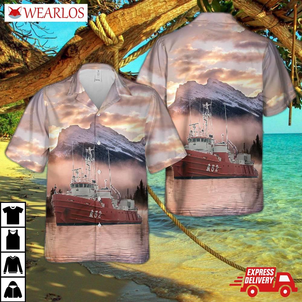 Spanish Navy Armada Espanola Las Palmas (a-52) Hawaiian Shirt
