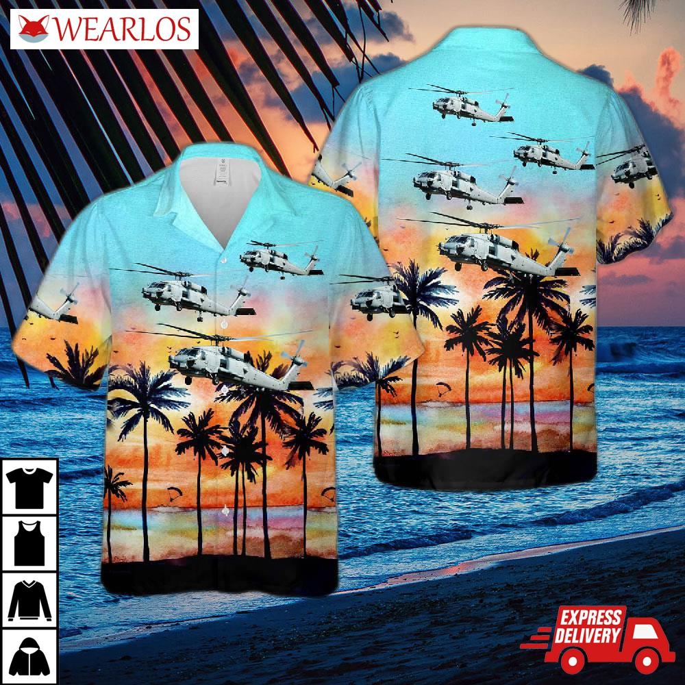 Spanish Navy Armada Espanola Sikorsky Sh-60b Seahawk (s-70b-1) Hawaiian Shirt