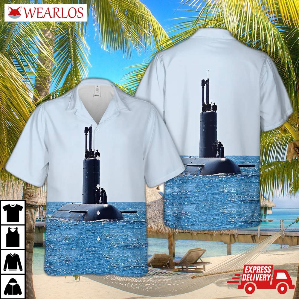 Spanish Navy Armada Espanola Submarine Tramontana (s-74) Hawaiian Shirt