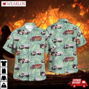 Springdale Prince George County Maryland St. Joseph Fire Department Hawaiian Shirt