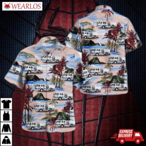 St. Leonard, Maryland, Leonard Volunteer Fire Department Hawaiian Shirt