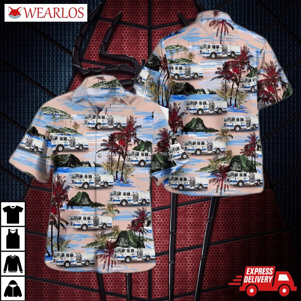 St. Leonard, Maryland, Leonard Volunteer Fire Department Hawaiian Shirt