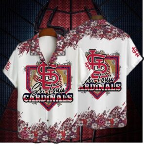 St. Louis Cardinals Diamond Bloom Hawaiian Shirt