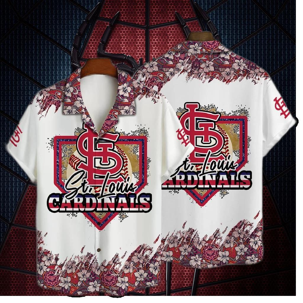 St. Louis Cardinals Diamond Bloom Hawaiian Shirt