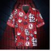 St. Louis Cardinals Dugout Stripes Hawaiian Shirt