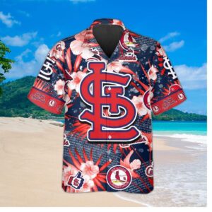 St. Louis Cardinals Floral Passion Hawaiian Shirt