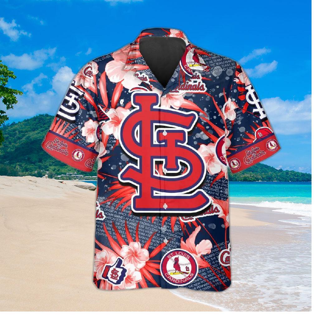 St. Louis Cardinals Floral Passion Hawaiian Shirt