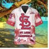 St. Louis Cardinals Ocean Waves Hawaiian Shirt