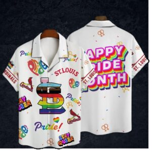 St. Louis Cardinals Pride Celebration Hawaiian Shirt