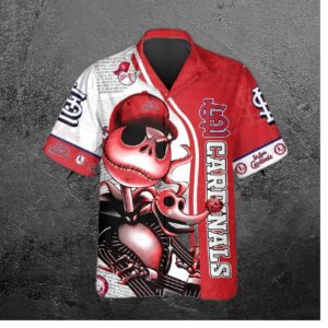 St. Louis Cardinals Skeleton Swagger Hawaiian Shirt