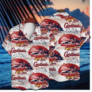 St. Louis Cardinals Sunset Beach Hawaiian Shirt