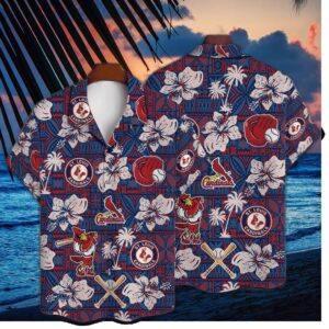 St. Louis Cardinals Tropical Ballpark Hawaiian Shirt