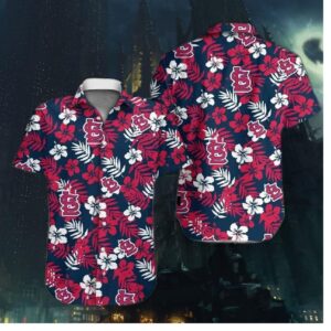 St. Louis Cardinals Tropical Floral Hawaiian Shirt
