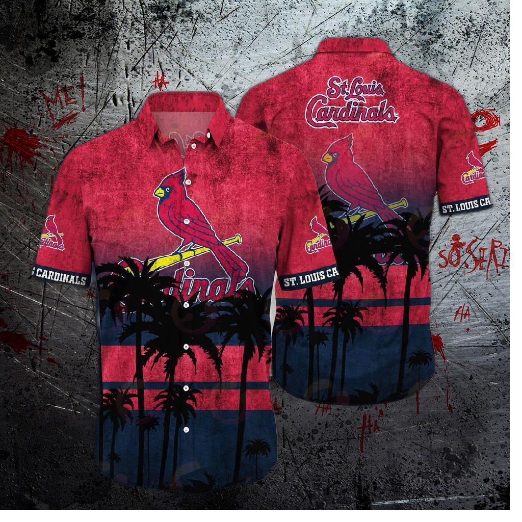 St. Louis Cardinals Vintage Sunset Hawaiian Shirt