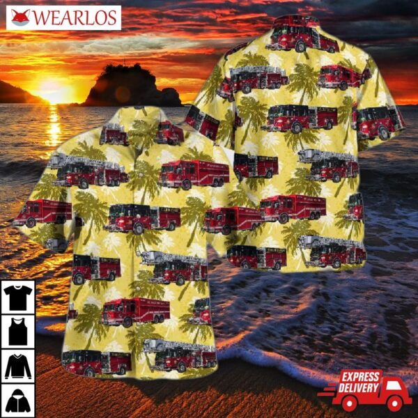 St. Louis County Missouri Fire Department Hawaiian Shirt