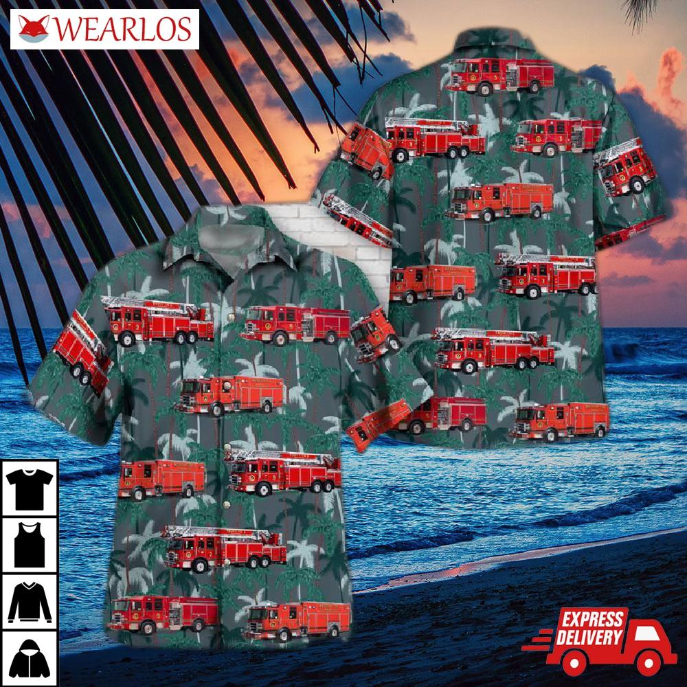 Stamford, Connecticut, Stamford Fire Department Hawaiian Shirt